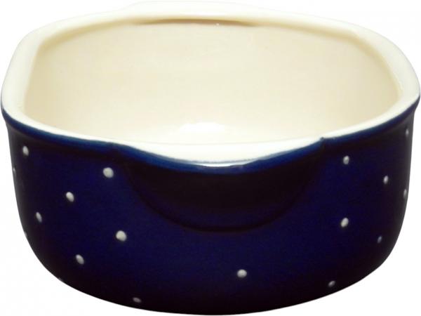 Auflaufform 24 blau 1 Punkt
