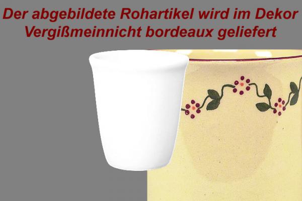 Becher Bacchus Vergissmeinnicht bordeaux