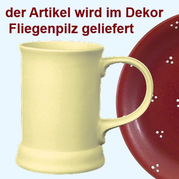 Bierkrug 0,3 l Fliegenpilz