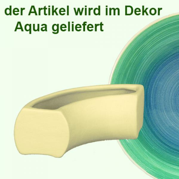 Blütenkranz Viertel Aqua