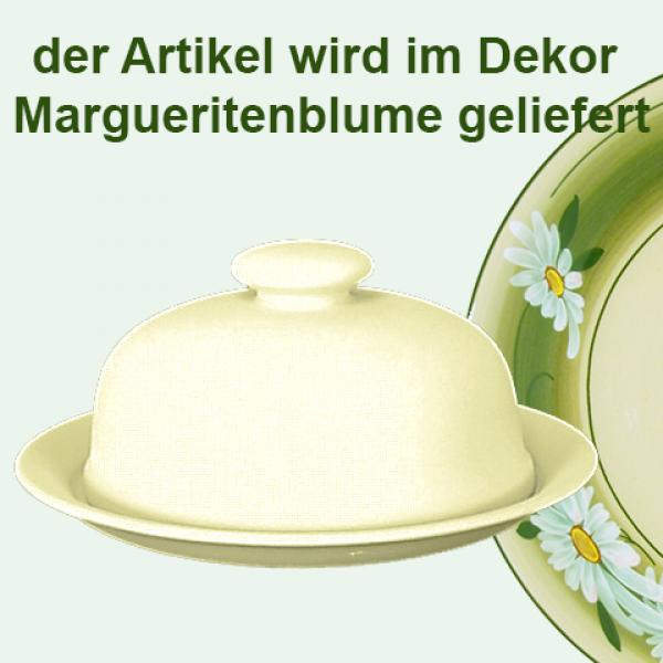 Camembertdose Dekor Margueritenblume