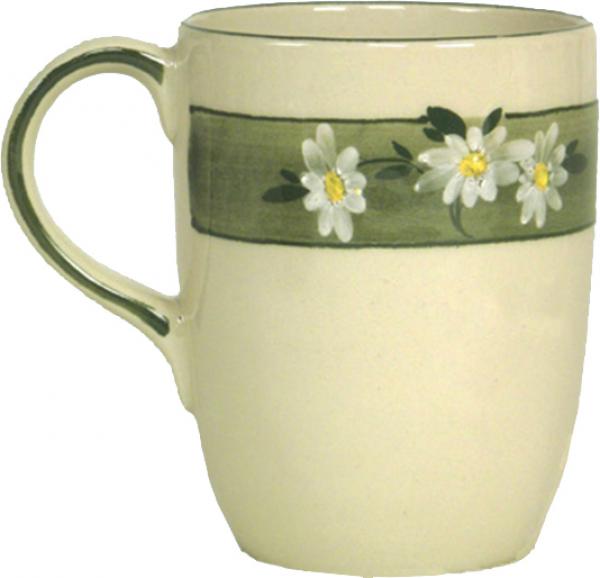 Cappuccinotasse Dekor Margueritenblume