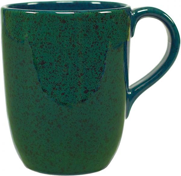 Cappuccinotasse grün Sprenkel