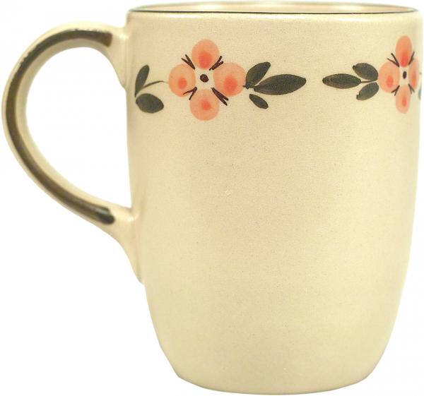 Cappuccino mit Schrift (1 Zeile) Wilde Rose