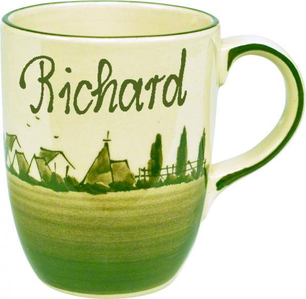 Cappuccino mit Schrift (1 Zeile) Landart
