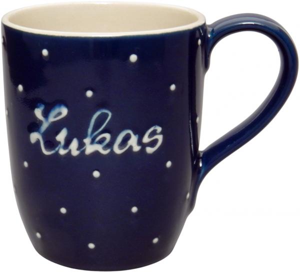 Cappuccino with font Blue 1 point