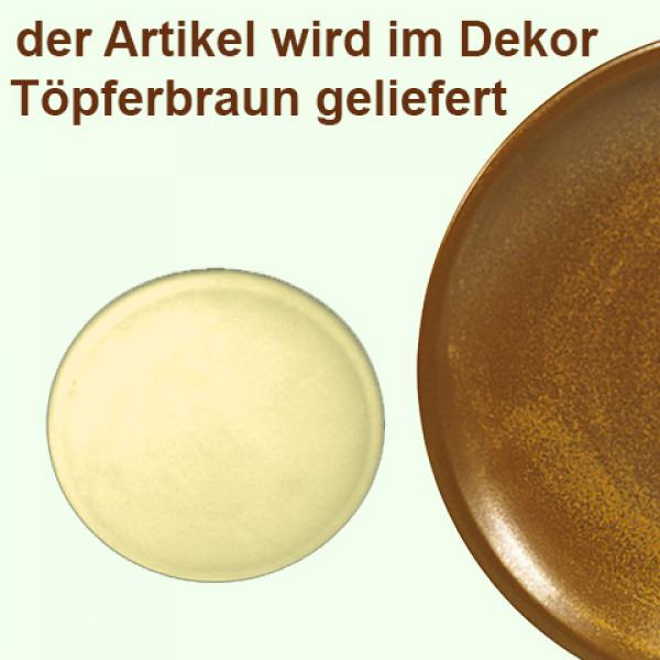 Deckel für Tasse Töpferbraun