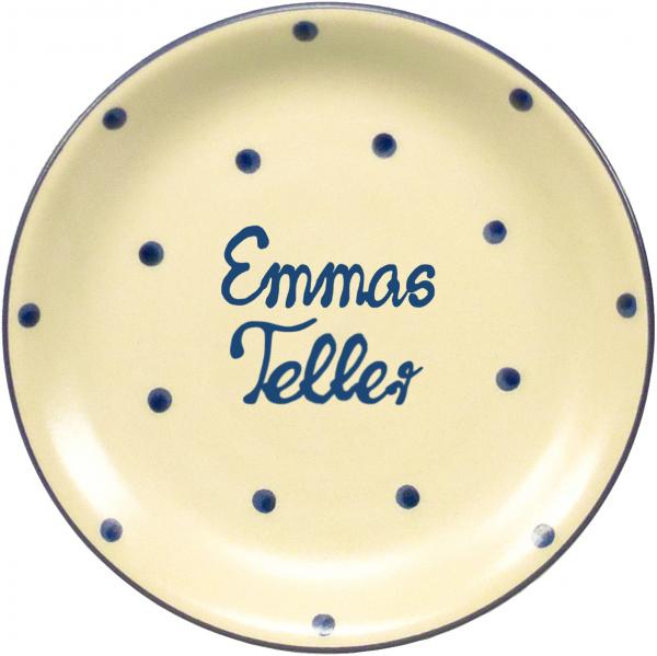 Dessert Plate 19 mit Schrift (2 Zeilen)