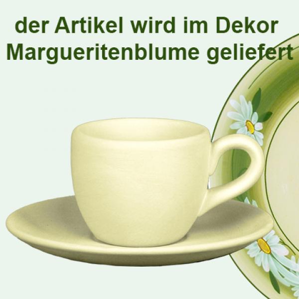 Espresso komplett Dekor Margueritenblume