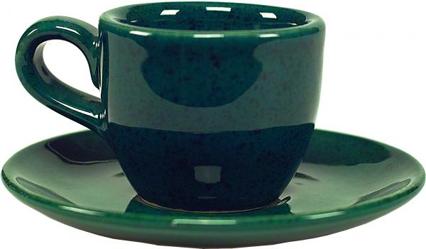 Espresso komplett grün Sprenkel
