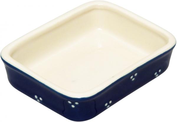 Fischbüchse 12,5 x 8 blau 3 Punkt