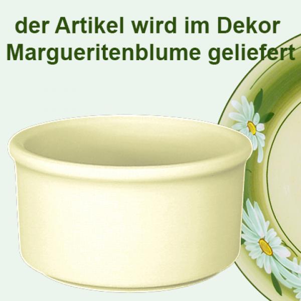 Fischbüchse rund Dekor Margueritenblume