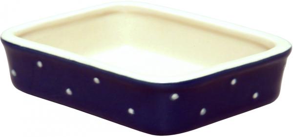 Fischbüchse 12,5 x 8 blau 1 Punkt