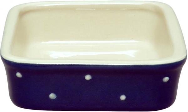 Fischbüchse 12,5 x 8 blau 1 Punkt