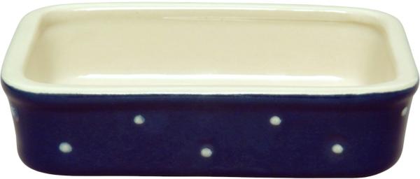 Fischbüchse 12,5 x 8 blau 1 Punkt