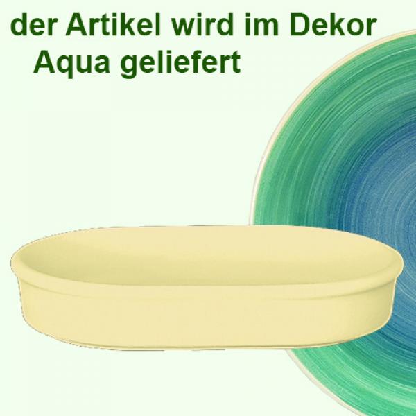 Fischbüchse oval Aqua