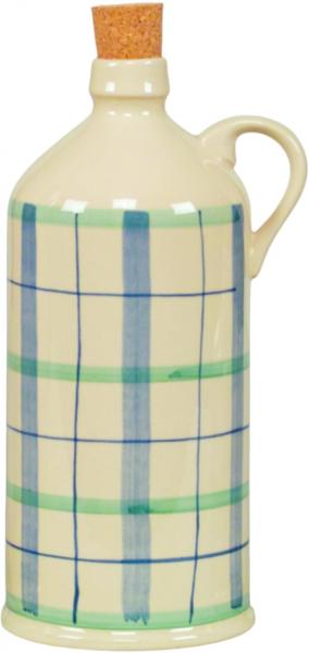 Flasche 1,3 karo grün-blau