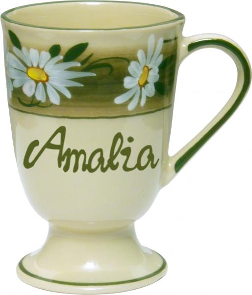 Fußtasse mit Schrift