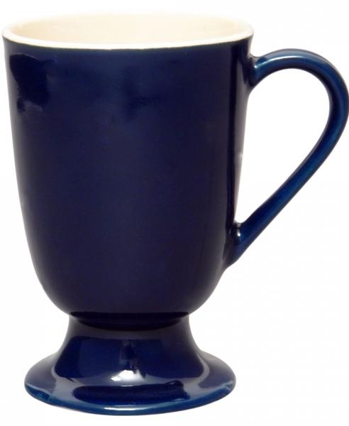Fußtasse glänzend blau