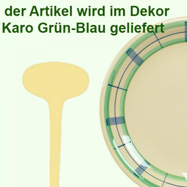 Gartenstecker karo grün-blau
