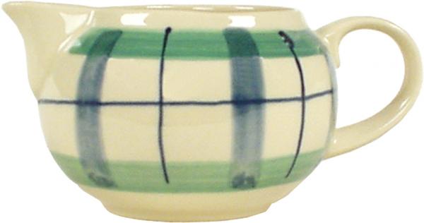 Kaffeeservice 21-teilig karo grün-blau