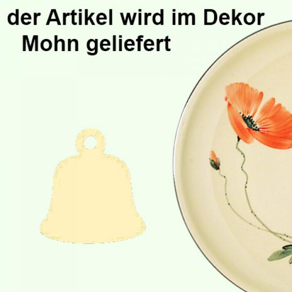 Glocke 5 cm Mohn