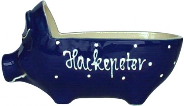 Hackepeterschwein blau 1 Punkt