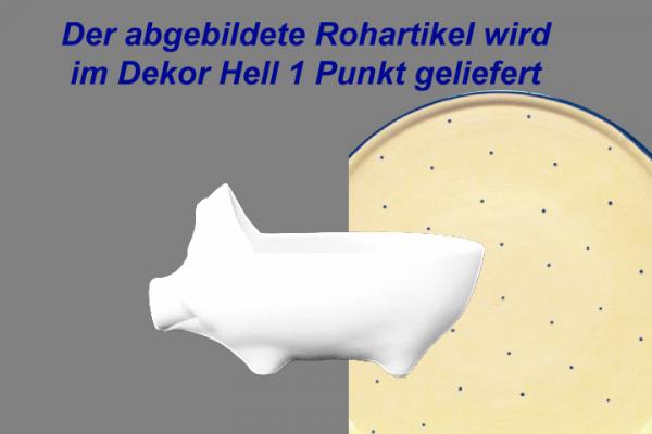 Hackepeterschwein hell 1 Punkt
