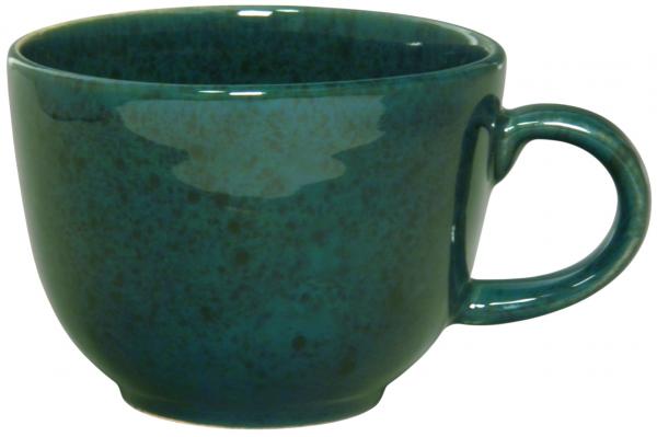 Jumbotasse grün Sprenkel