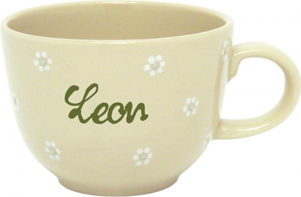 Jumbotasse mit Schrift