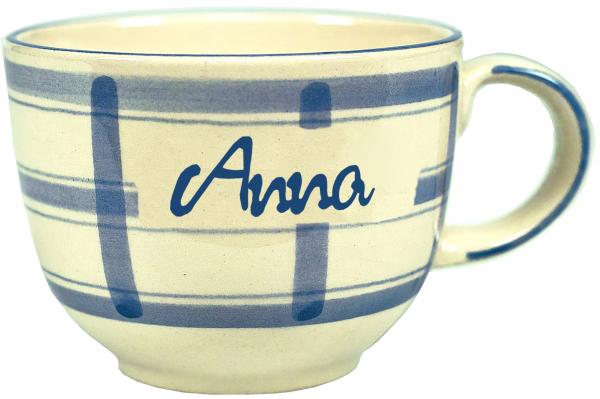 Jumbotasse mit Schrift