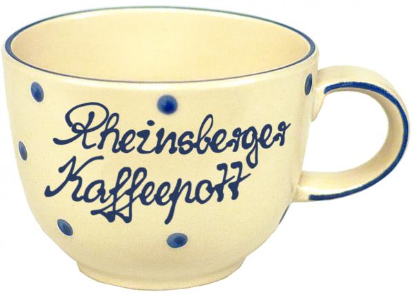 Jumbotasse mit Schrift (2 Zeilen) Elli-blau