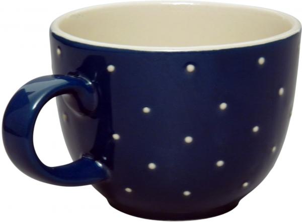 Jumbotasse mit Schrift (2 Zeilen)