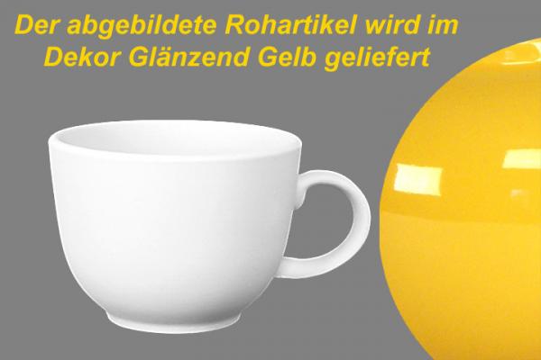 Jumbotasse glänzend gelb