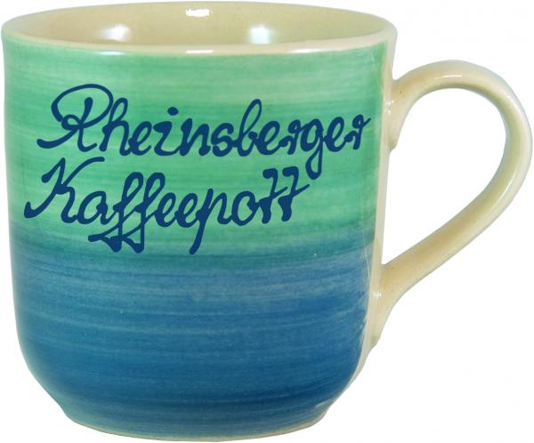 Kaffeebecher mit Schrift (2 Zeilen)