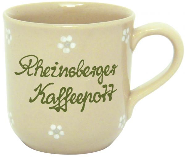 Kaffeebecher mit Schrift (2 Zeilen)