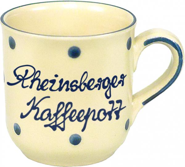 Kaffeebecher mit Schrift (2 Zeilen)