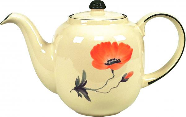 Kaffeekanne 1,3 Liter Mohn