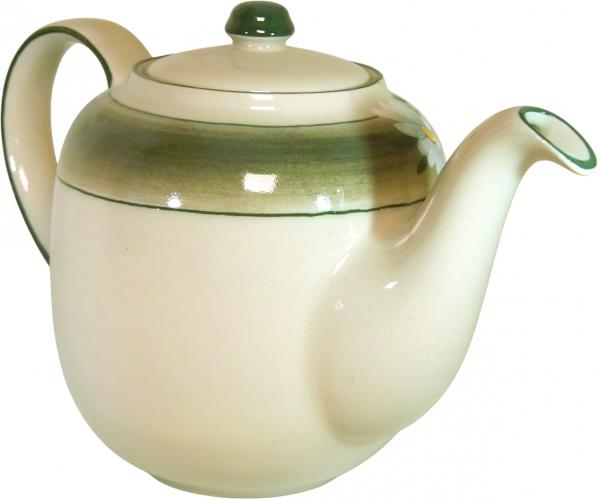 Kaffeekanne 1,3 Liter Dekor Margueritenblume