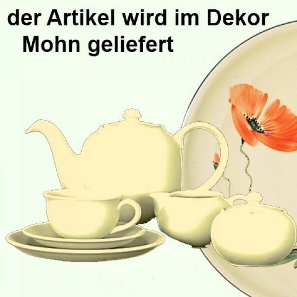 Kaffeeservice 15-teilig matt hell 1 Punkt
