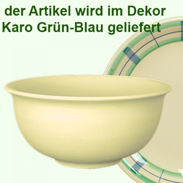 Kartoffelschüssel 24 karo grün-blau