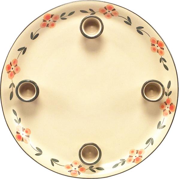 Kerzenteller Wilde Rose