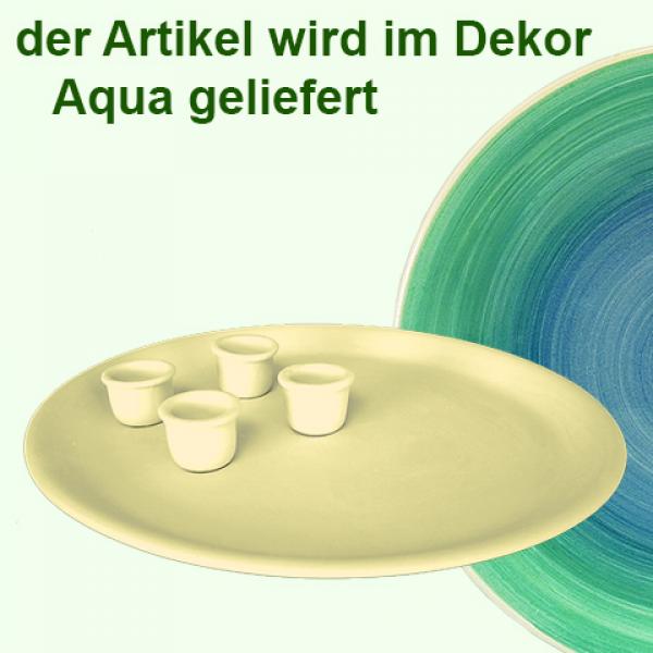 Kerzenteller Aqua