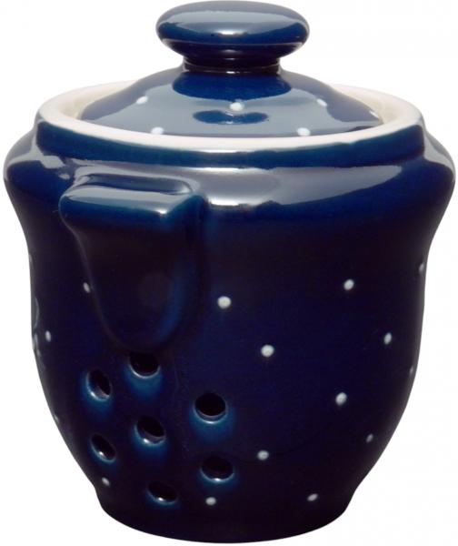 Knoblauchtopf blau 1 Punkt
