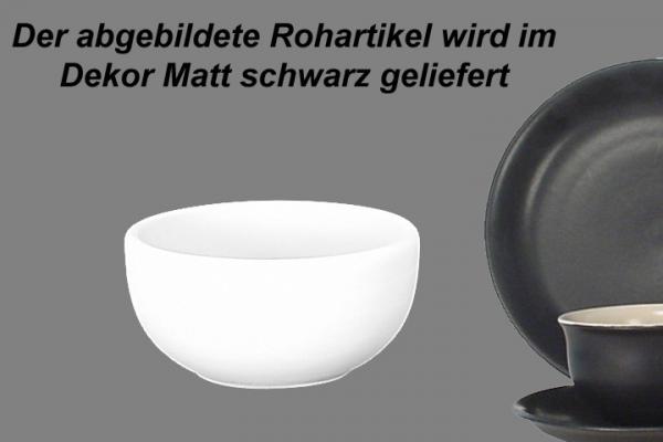 Kompottschale matt schwarz