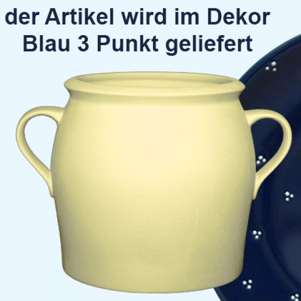 Krug Frieda 1,5 blau 3 Punkt
