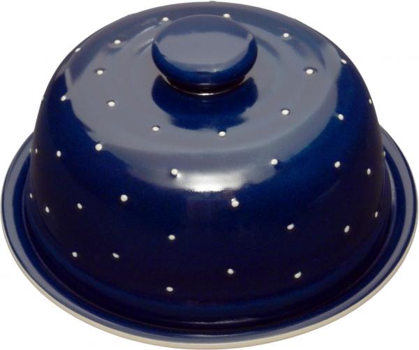 Käseglocke mit Platte 20 blau 1 Punkt
