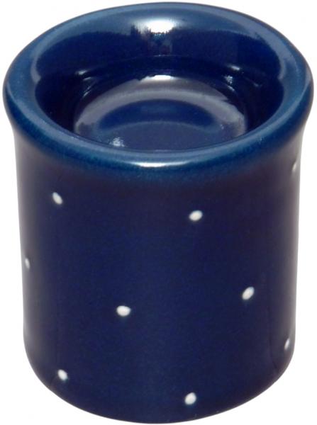 Leuchter Teelicht 7,5 blau 1 Punkt