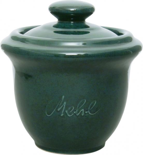Mehltopf grün Sprenkel