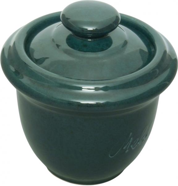 Mehltopf grün Sprenkel